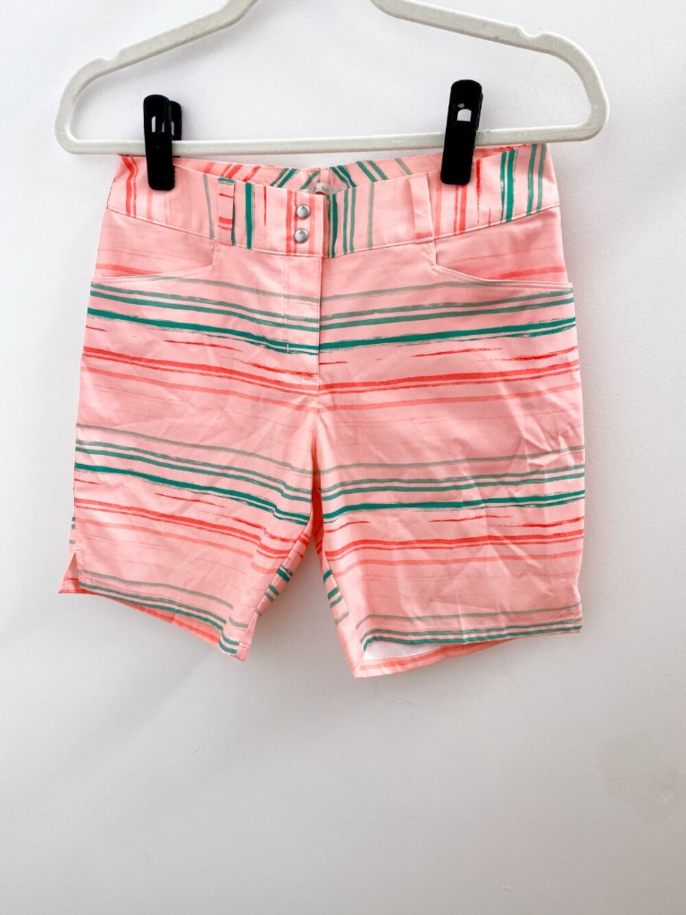 Adidas Hazcor Flat Front Shorts Size 2 - Used